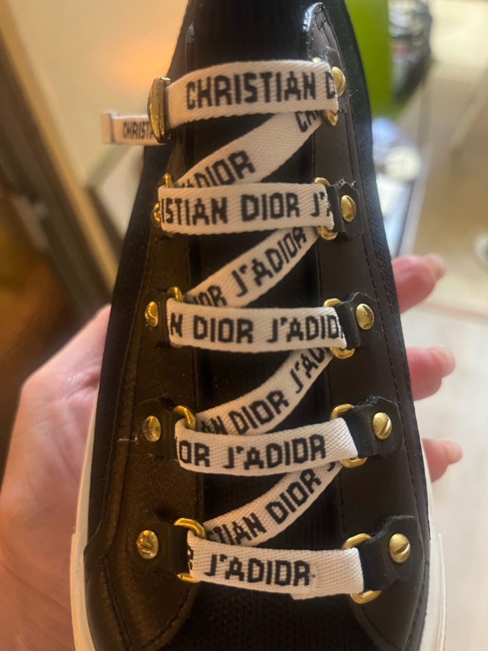 Dior Walk'N'Dior Technical Obliq Sneaker - Black Size 40